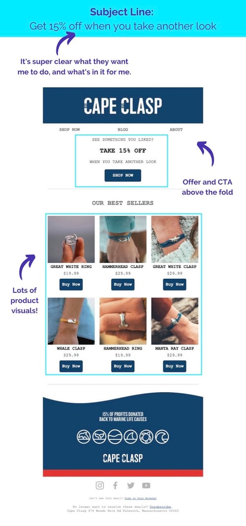 Cape clasp